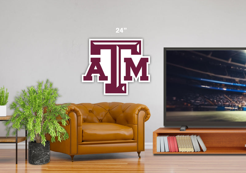 Load image into Gallery viewer, Fan Creations 24&quot; NCAA Texas A&amp;M University Logo Cutout

