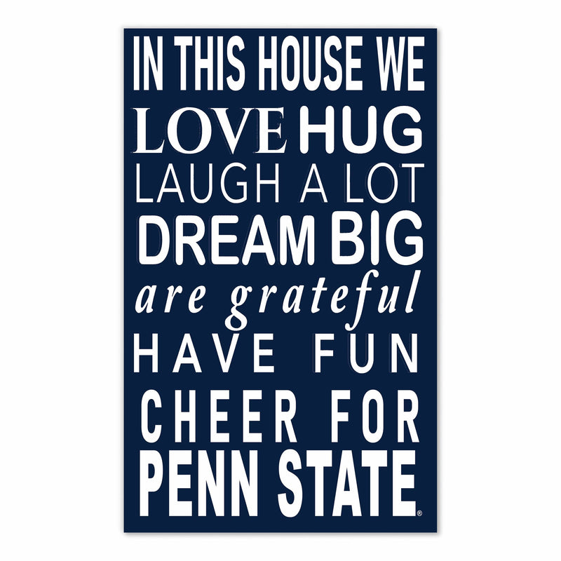 Load image into Gallery viewer, Fan Creations NCAA Pennsylvania State University in This House 11x19 Wall Decor
