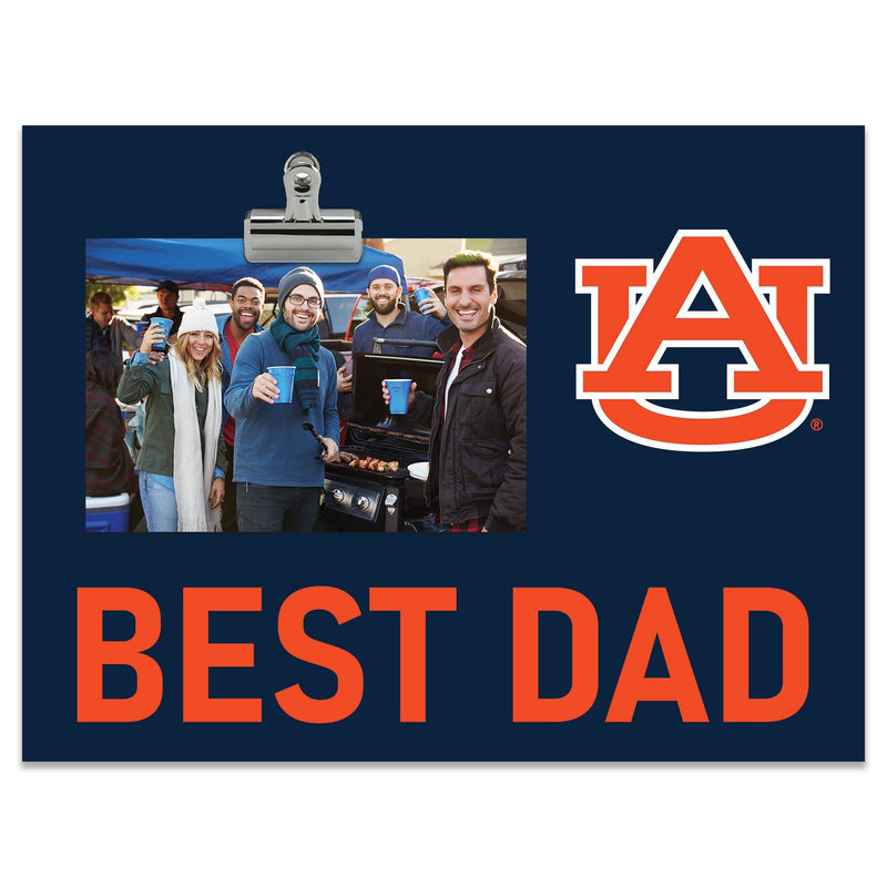 Load image into Gallery viewer, Fan Creations Best Dad NCAA Auburn University Clip Frame
