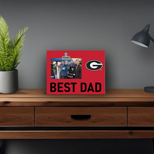 Fan Creations Best Dad NCAA University of Georgia Clip Frame
