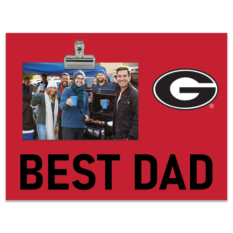 Load image into Gallery viewer, Fan Creations Best Dad NCAA University of Georgia Clip Frame
