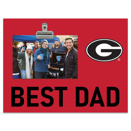 Fan Creations Best Dad NCAA University of Georgia Clip Frame