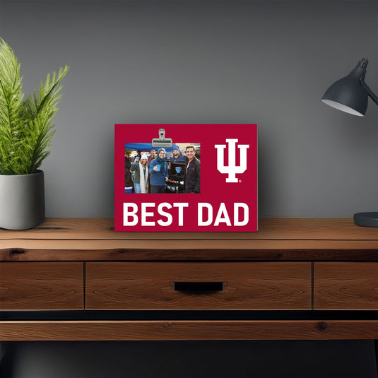 Fan Creations Best Dad NCAA Indiana University Clip Frame