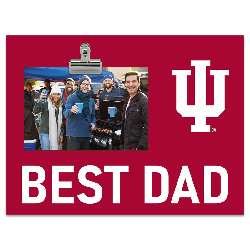 Load image into Gallery viewer, Fan Creations Best Dad NCAA Indiana University Clip Frame
