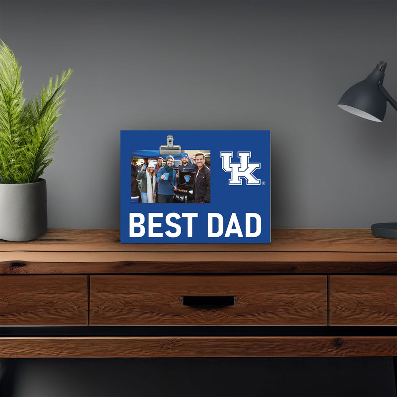 Load image into Gallery viewer, Fan Creations Best Dad NCAA University of Kentucky Clip Frame
