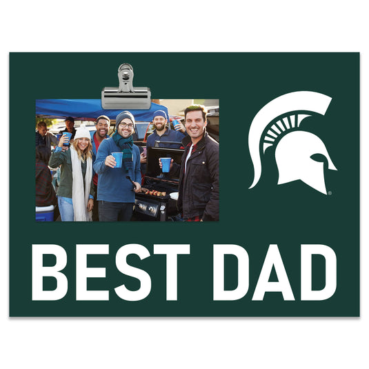 Fan Creations Best Dad NCAA Michigan State University Clip Frame