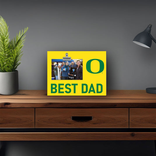 Fan Creations Best Dad NCAA University of Oregon Clip Frame