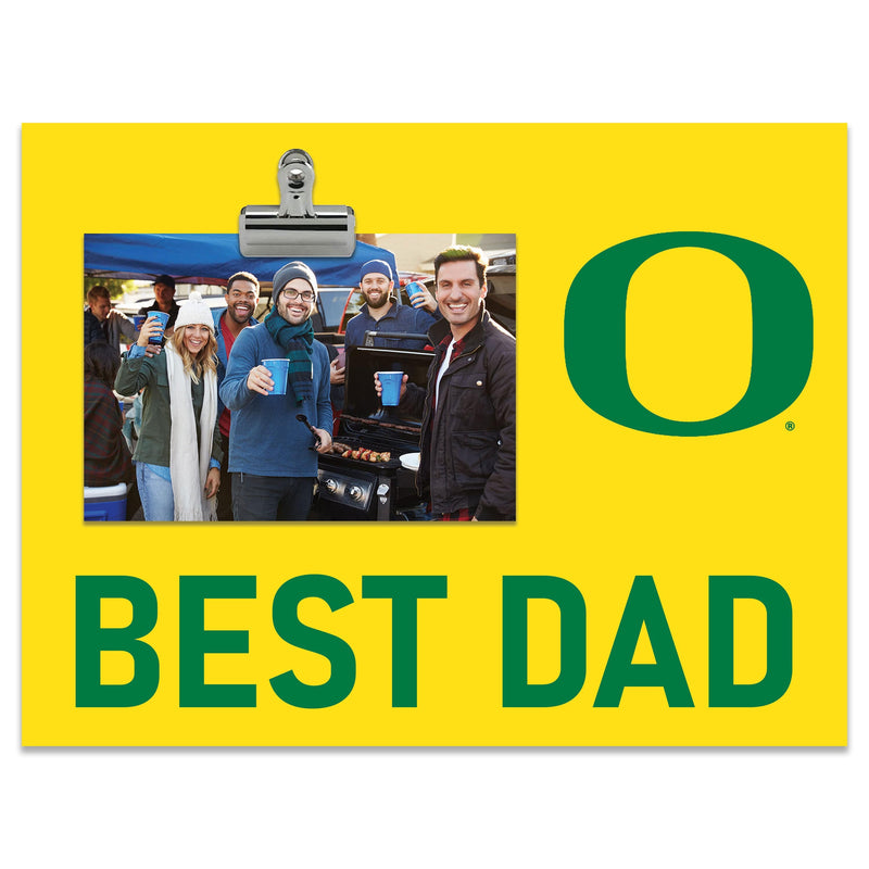 Load image into Gallery viewer, Fan Creations Best Dad NCAA University of Oregon Clip Frame
