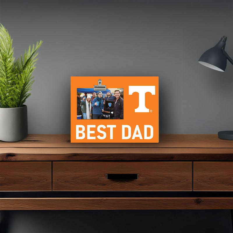 Load image into Gallery viewer, Fan Creations Best Dad NCAA University of Tennessee Clip Frame
