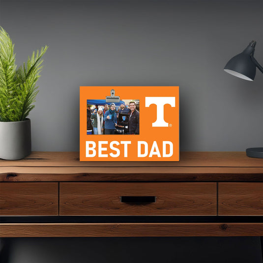 Fan Creations Best Dad NCAA University of Tennessee Clip Frame