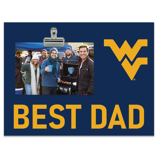 Fan Creations Best Dad NCAA West Virginia University Clip Frame