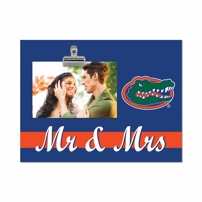 Load image into Gallery viewer, Fan Creations Brightline Mr. and Mrs. NCAA University of Florida Clip Frame
