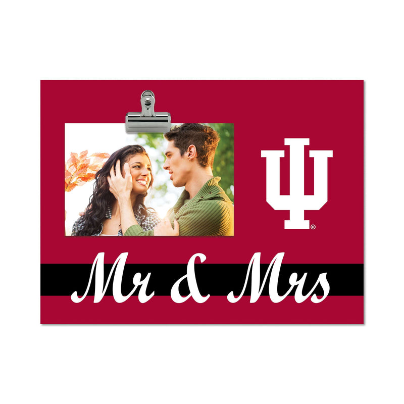 Load image into Gallery viewer, Fan Creations Brightline Mr. and Mrs. NCAA Indiana University Clip Frame

