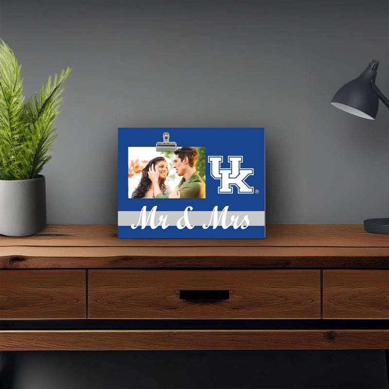 Load image into Gallery viewer, Fan Creations Brightline Mr. and Mrs. NCAA University of Kentucky Clip Frame
