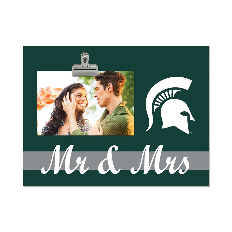 Load image into Gallery viewer, Fan Creations Brightline Mr. and Mrs. NCAA Michigan State University Clip Frame
