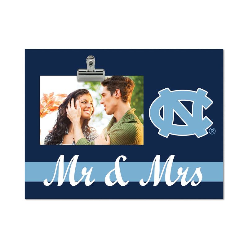 Load image into Gallery viewer, Fan Creations Brightline Mr. and Mrs. NCAA University of North Carolina at Chapel Hill Clip Frame
