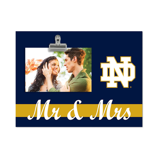 Fan Creations Brightline Mr. and Mrs. NCAA University of Notre Dame Clip Frame