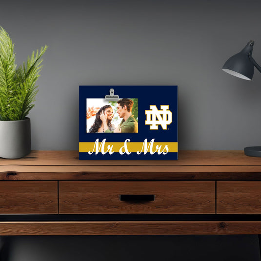 Fan Creations Brightline Mr. and Mrs. NCAA University of Notre Dame Clip Frame