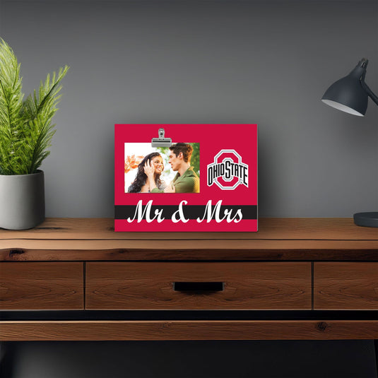 Fan Creations Brightline Mr. and Mrs. NCAA Ohio State University Clip Frame