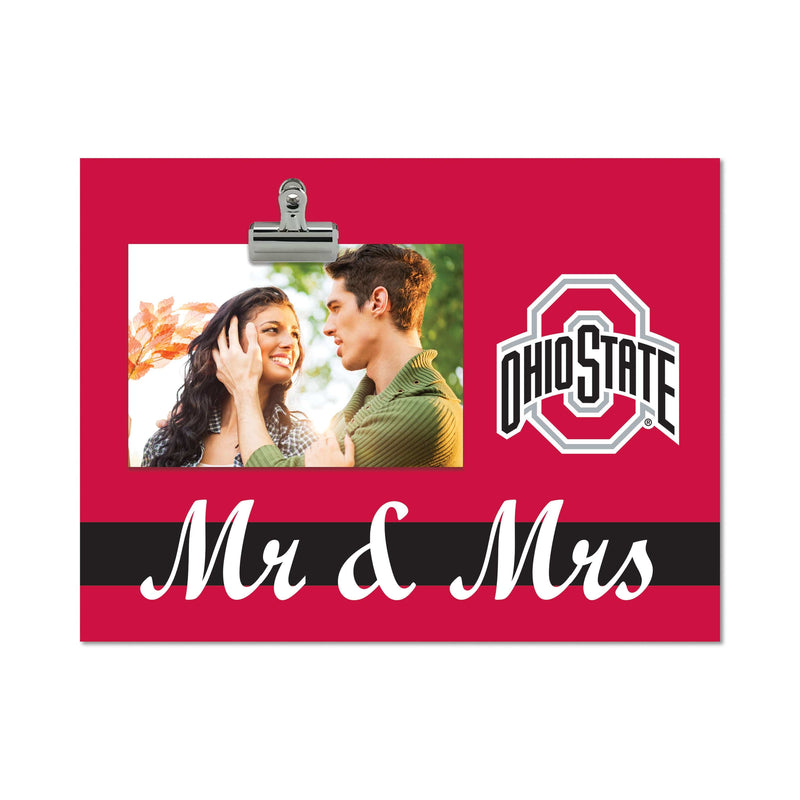 Load image into Gallery viewer, Fan Creations Brightline Mr. and Mrs. NCAA Ohio State University Clip Frame
