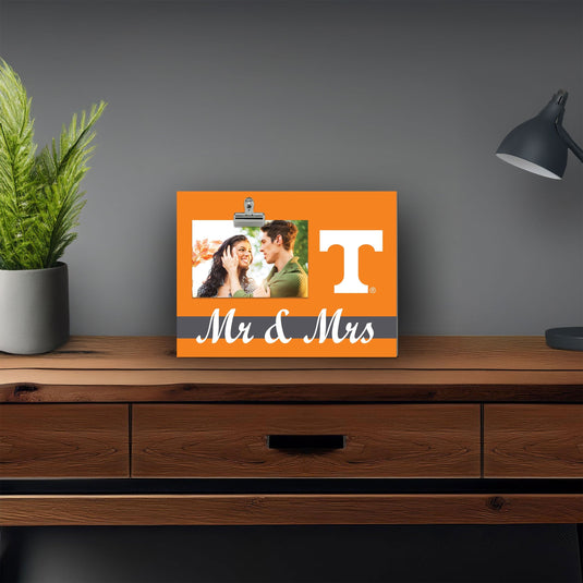 Fan Creations Brightline Mr. and Mrs. NCAA University of Tennessee Clip Frame