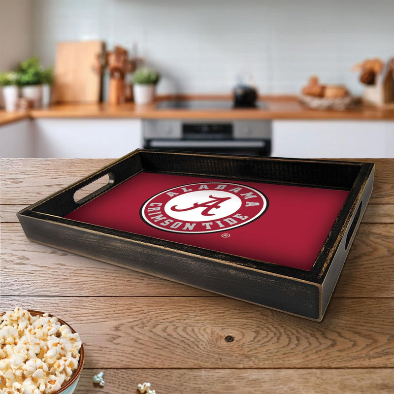 Load image into Gallery viewer, Fan Creations Brightline NCAA University of Alabama Logo Serving Tray
