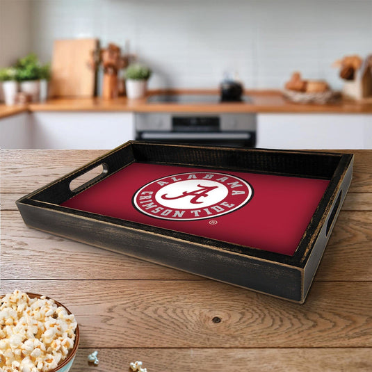 Fan Creations Brightline NCAA University of Alabama Logo Serving Tray