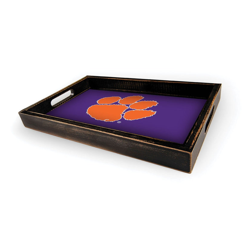 Load image into Gallery viewer, Fan Creations Brightline NCAA Clemson University Logo Serving Tray
