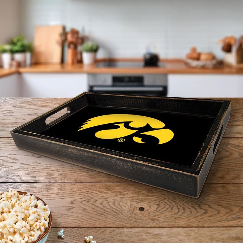 Load image into Gallery viewer, Fan Creations Brightline NCAA University of Iowa Logo Serving Tray
