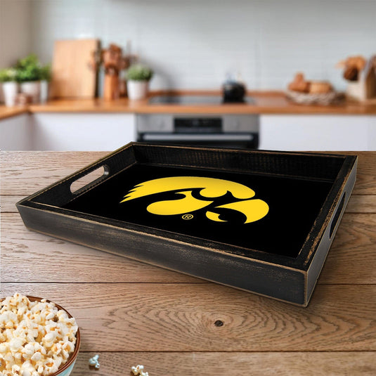 Fan Creations Brightline NCAA University of Iowa Logo Serving Tray