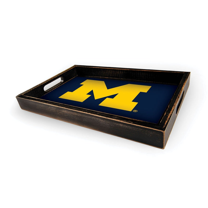 Load image into Gallery viewer, Fan Creations Brightline NCAA University of Michigan Logo Serving Tray
