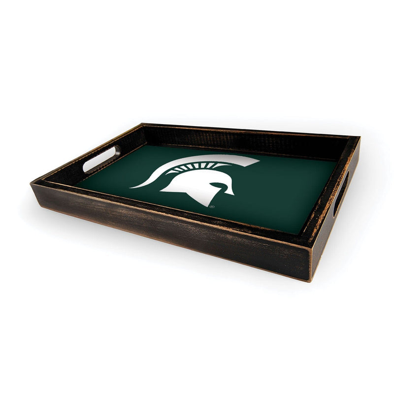 Load image into Gallery viewer, Fan Creations Brightline NCAA Michigan State University Logo Serving Tray
