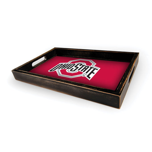 Fan Creations Brightline NCAA Ohio State University Logo Serving Tray