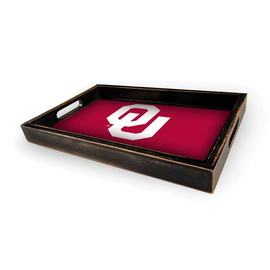 Fan Creations Brightline NCAA University of Oklahoma Logo Serving Tray
