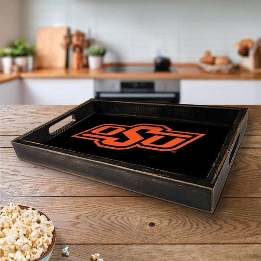 Fan Creations Brightline NCAA Oklahoma State University Logo Serving Tray