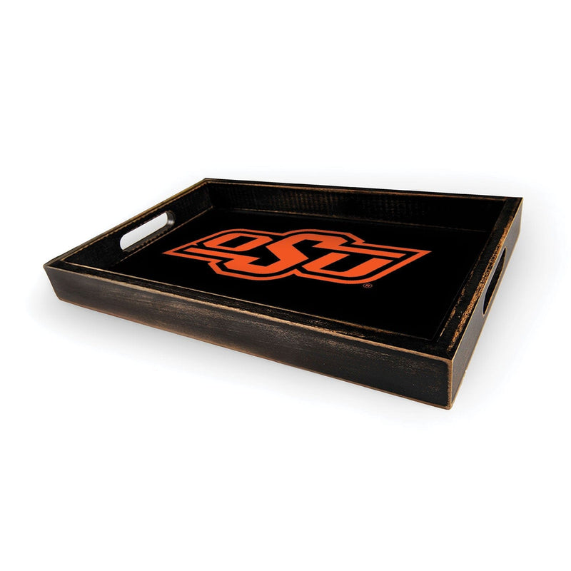 Load image into Gallery viewer, Fan Creations Brightline NCAA Oklahoma State University Logo Serving Tray
