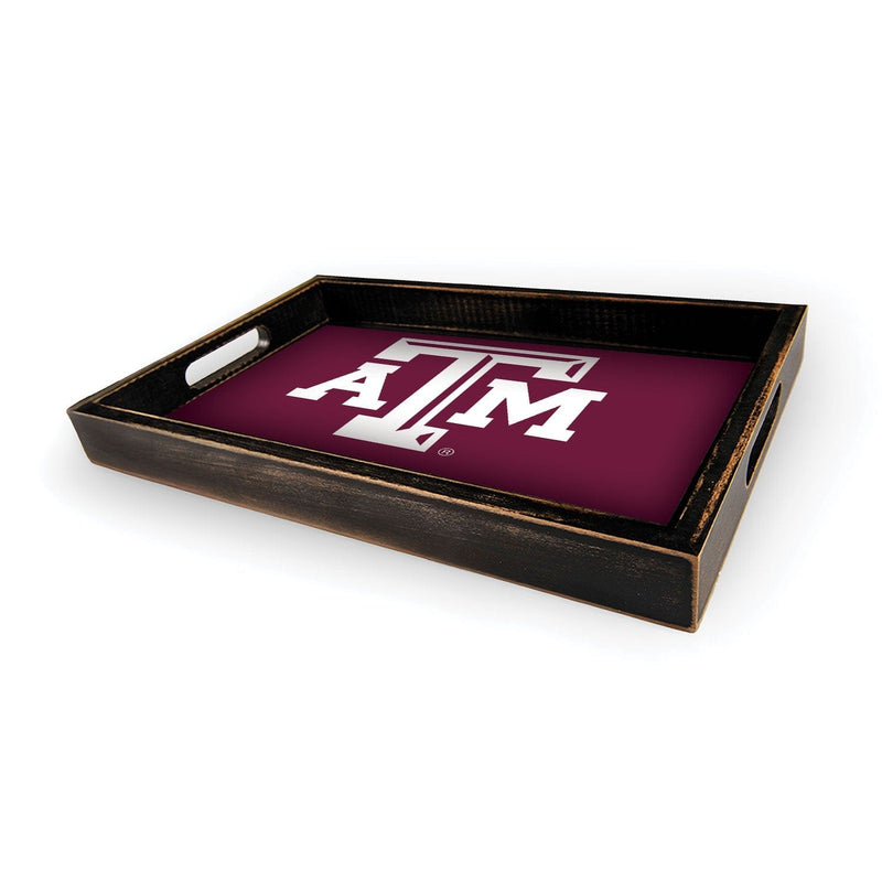 Load image into Gallery viewer, Fan Creations Brightline NCAA Texas A&amp;M University Logo Serving Tray
