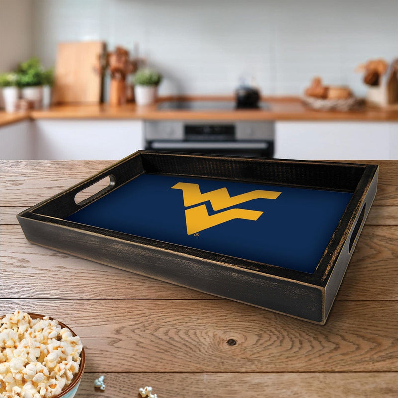 Load image into Gallery viewer, Fan Creations Brightline NCAA West Virginia University Logo Serving Tray
