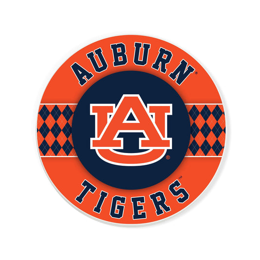 Fan Creations coaster NCAA - Auburn University 4 inch Ceramic Argyle Coaster