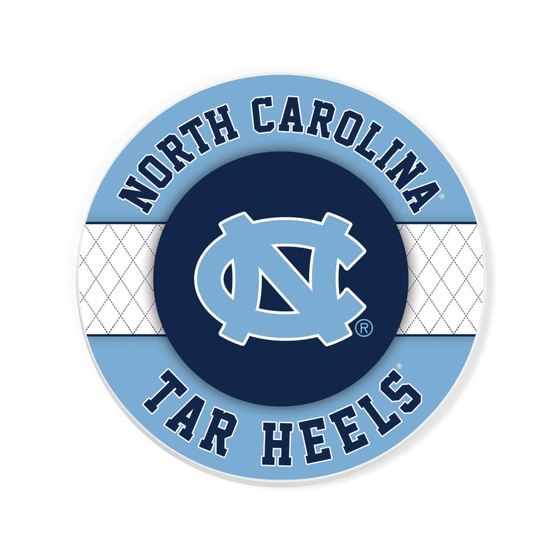 Load image into Gallery viewer, Fan Creations coaster NCAA - University of North Carolina at Chapel Hill  4 inch Ceramic Argyle Coaster

