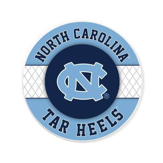Fan Creations coaster NCAA - University of North Carolina at Chapel Hill  4 inch Ceramic Argyle Coaster