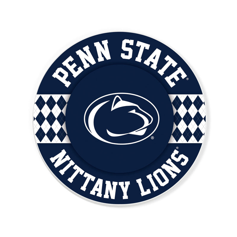 Load image into Gallery viewer, Fan Creations coaster NCAA - Pennsylvania State University  4 inch Ceramic Argyle Coaster
