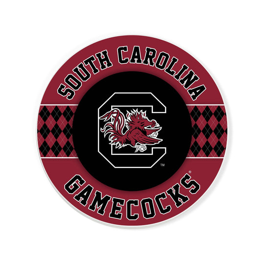 Fan Creations coaster NCAA - University of South Carolina  4 inch Ceramic Argyle Coaster