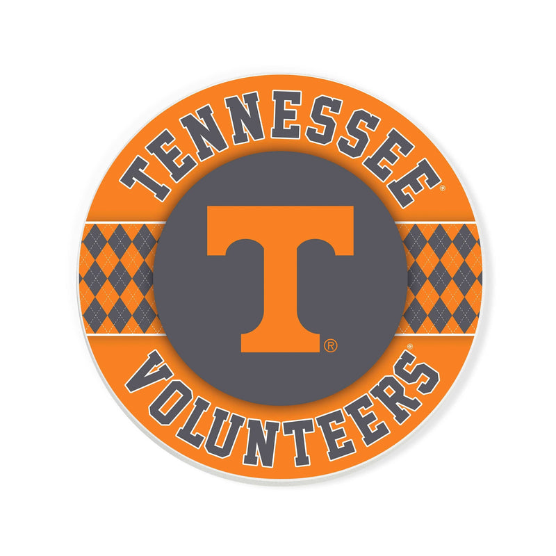 Load image into Gallery viewer, Fan Creations coaster NCAA - University of Tennessee  4 inch Ceramic Argyle Coaster
