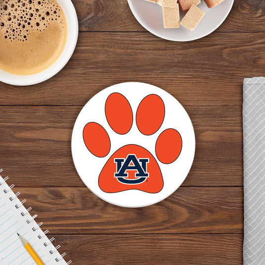 Fan Creations NCAA - Auburn University 4 in Round Dog Paw Coaster