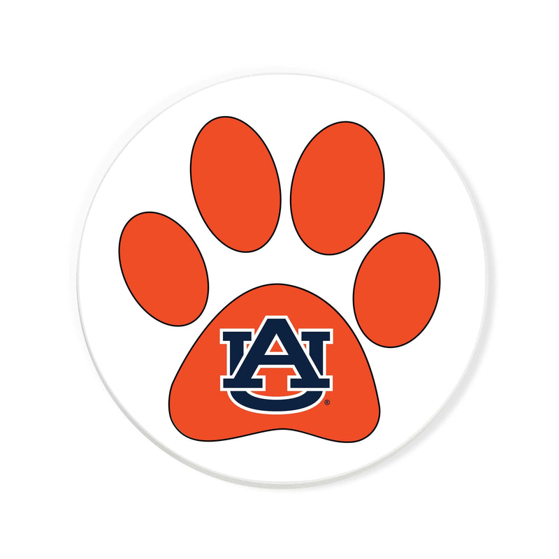 Load image into Gallery viewer, Fan Creations NCAA - Auburn University 4 in Round Dog Paw Coaster
