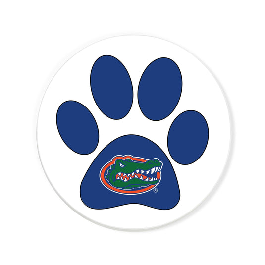 Fan Creations NCAA - University of Florida 4 in Round Dog Paw Coaster