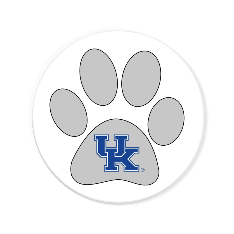 Load image into Gallery viewer, Fan Creations NCAA - University of Kentucky 4 in Round Dog Paw Coaster
