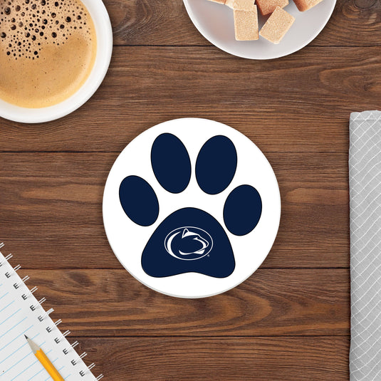 Fan Creations NCAA - Pennsylvania State University 4 in Round Dog Paw Coaster