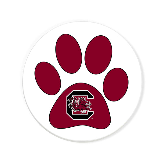 Fan Creations NCAA - University of South Carolina 4 in Round Dog Paw Coaster